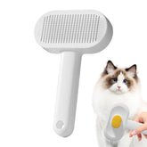 Self-Cleaning Slicker Brush – Anti-Scratch Detangling Grooming Comb