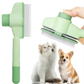 One-Button Self-Cleaning Pet Comb – Hair Remover for Cats & Dogs
