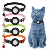 AirTag Cat Collar – Reflective Breakaway Safety Collar with Bell