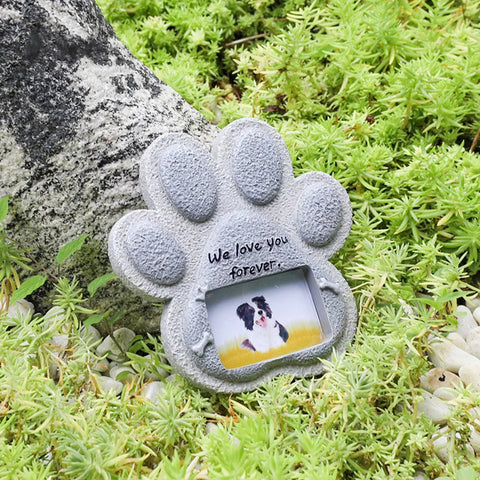 Pet Memorial Tombstone – Resin Cat & Dog Sympathy Keepsake