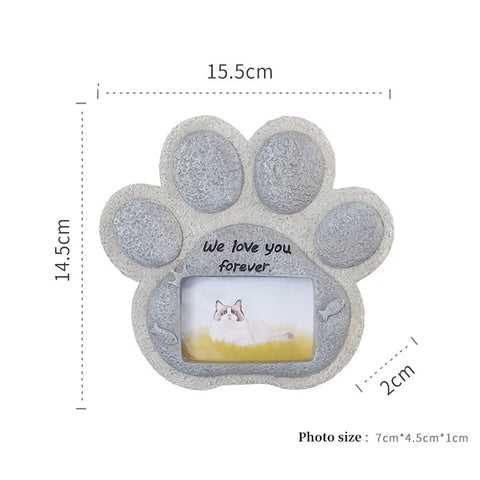 Pet Memorial Tombstone – Resin Cat & Dog Sympathy Keepsake