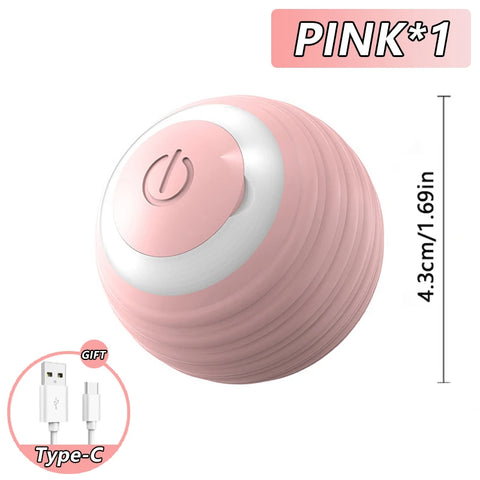 Speedy Tail 2.0 Interactive Cat Toy – USB Rechargeable Motion Ball