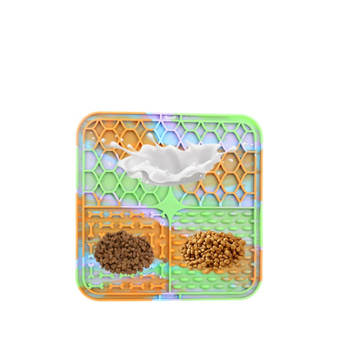 Pet Lick Mat for Dogs – Silicone Slow Feeder & Bath Distraction Mat