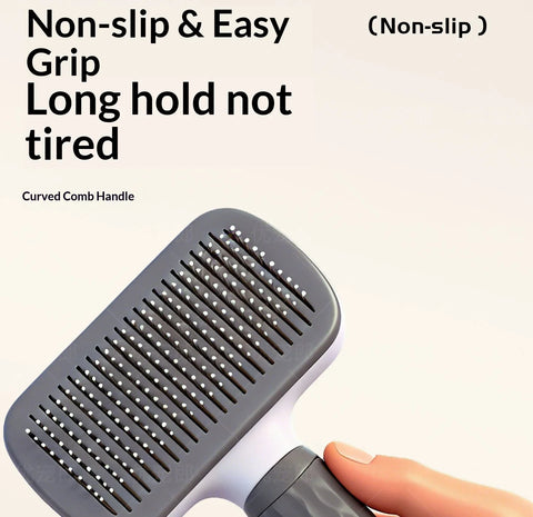Self-Cleaning Slicker Brush – Deshedding Comb for Long & Short Hair