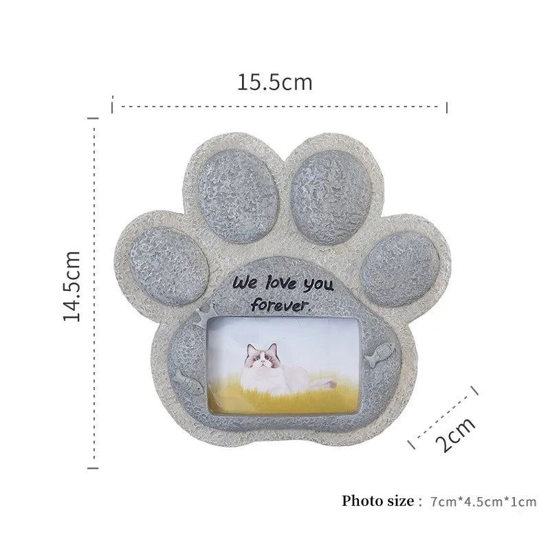 Pet Memorial Tombstone – Resin Cat & Dog Sympathy Keepsake