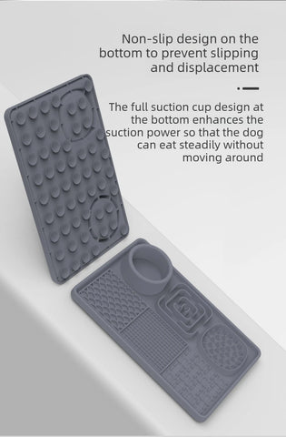 Silicone Pet Lick Mat – Anti-Choking Slow Feeder with Suction Cup