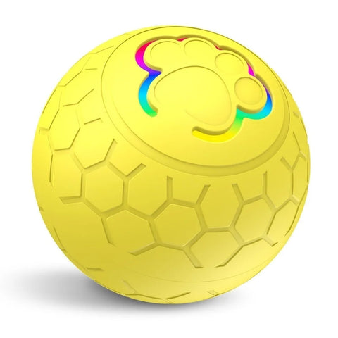 Smart Interactive Dog Ball – USB Rechargeable LED Bouncing Toy