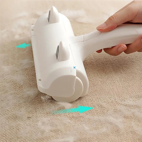 Reusable Pet Hair Remover Roller – Lint Brush for Furniture & Clothing