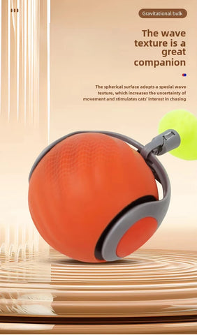 Speedy Tail 2.0 Interactive Cat Toy – USB Rechargeable Motion Ball