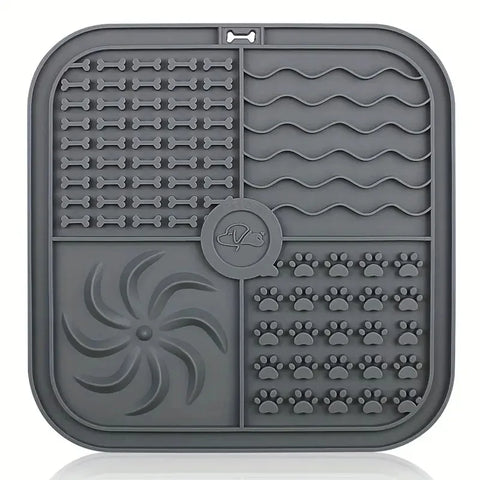 Silicone Slow Feeder Lick Mat – Non-Slip Pet Placemat for Dogs & Cats