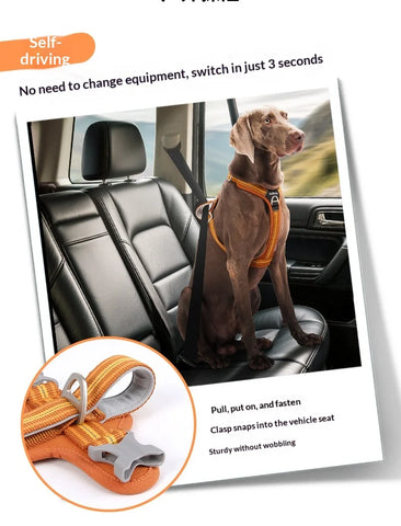 Anti-Pull Dog Harness & Leash Set – Reflective No-Pull Walking Harness