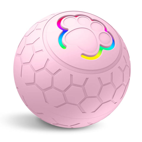 Smart Interactive Dog Ball – USB Rechargeable LED Bouncing Toy