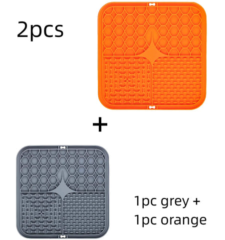 Pet Lick Mat for Dogs – Silicone Slow Feeder & Bath Distraction Mat