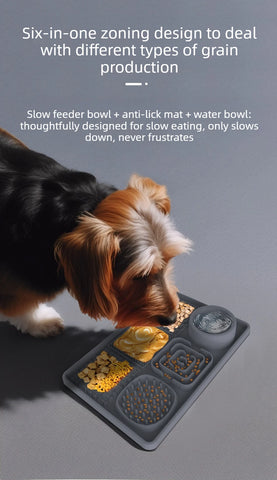 Silicone Pet Lick Mat – Anti-Choking Slow Feeder with Suction Cup