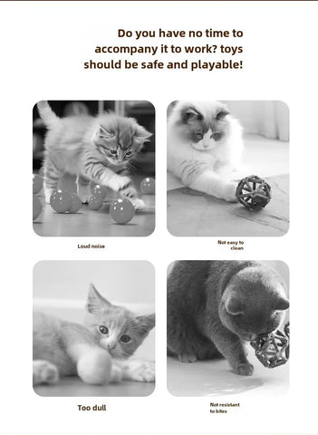 Speedy Tail 2.0 Interactive Cat Toy – USB Rechargeable Motion Ball