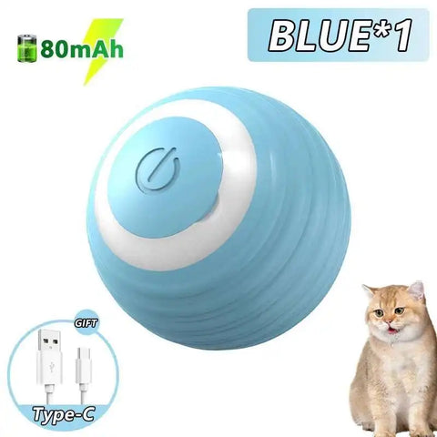 Smart Interactive Dog Ball – USB Rechargeable LED Bouncing Toy