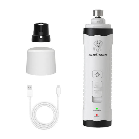 Rechargeable Electric Pet Nail Grinder – USB Cat & Dog Nail Trimmer
