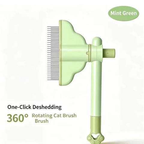 One-Button Self-Cleaning Pet Comb – Hair Remover for Cats & Dogs