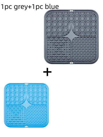 Pet Lick Mat for Dogs – Silicone Slow Feeder & Bath Distraction Mat