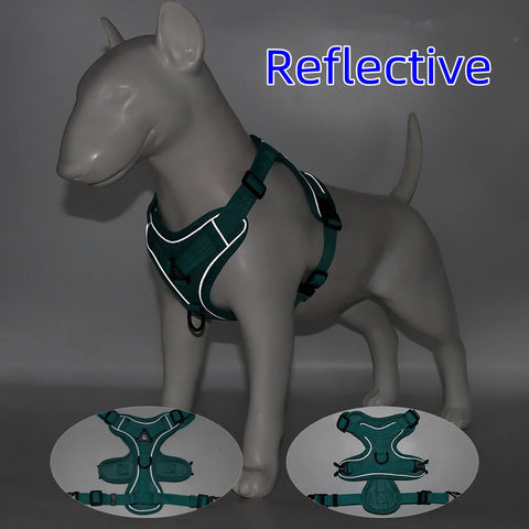 Dog Harness & Leash Set – Adjustable Vest Harness for Small Breeds