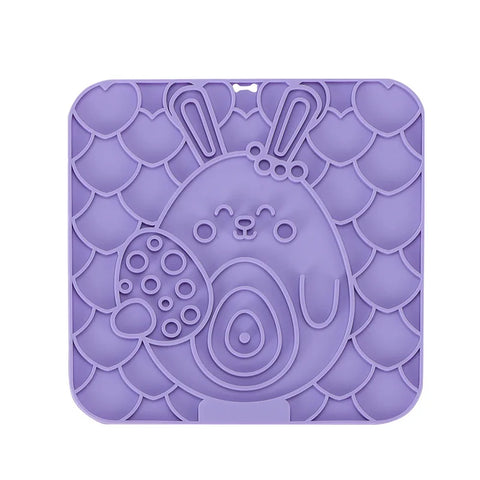 Pet Lick Mat for Dogs – Silicone Slow Feeder & Bath Distraction Mat