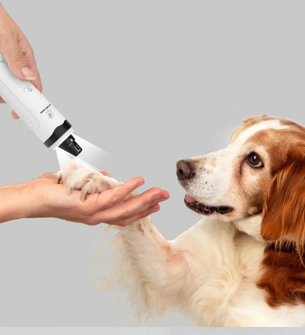 Rechargeable Electric Pet Nail Grinder – USB Cat & Dog Nail Trimmer