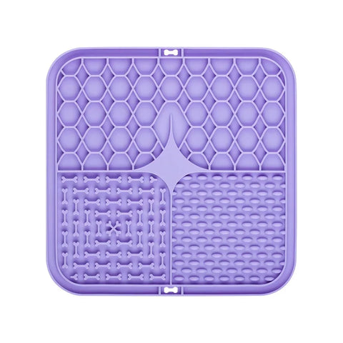 Pet Lick Mat for Dogs – Silicone Slow Feeder & Bath Distraction Mat