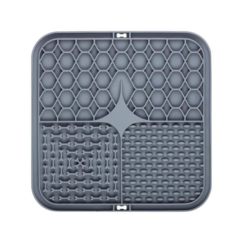 Pet Lick Mat for Dogs – Silicone Slow Feeder & Bath Distraction Mat