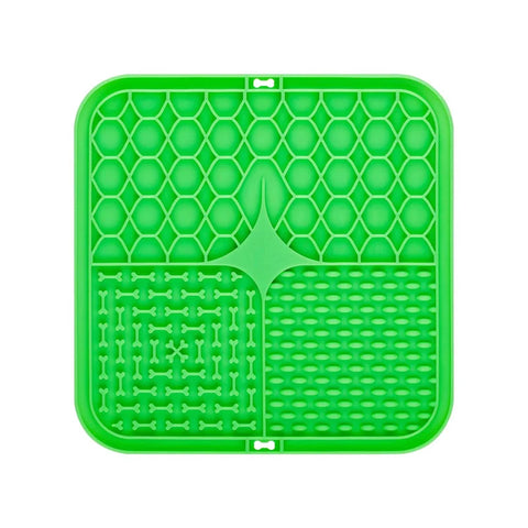 Pet Lick Mat for Dogs – Silicone Slow Feeder & Bath Distraction Mat