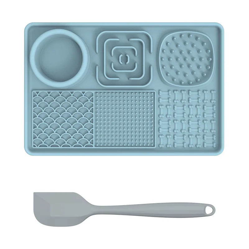 Silicone Pet Lick Mat – Anti-Choking Slow Feeder with Suction Cup