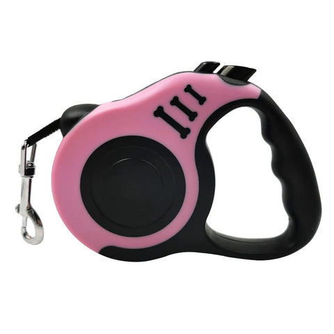 Retractable Dog Leash 3m/5m – Strong Nylon Automatic Pet Lead