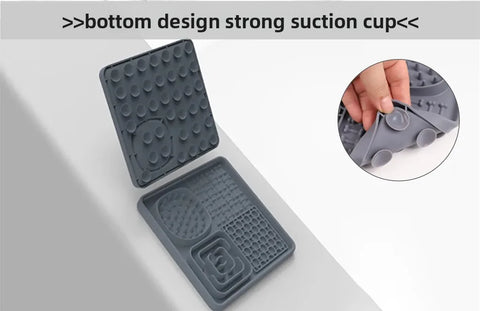 Silicone Pet Lick Mat – Anti-Choking Slow Feeder with Suction Cup