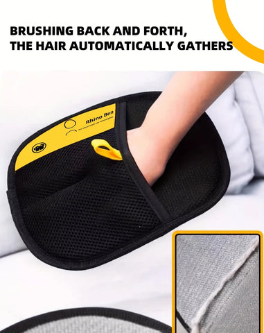 Large Pet Grooming Gloves – Static Hair Removal Deshedding Gloves for Cats & Dogs