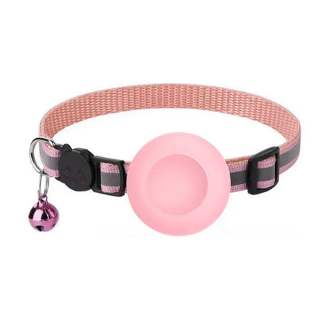 AirTag Cat Collar – Reflective Breakaway Safety Collar with Bell