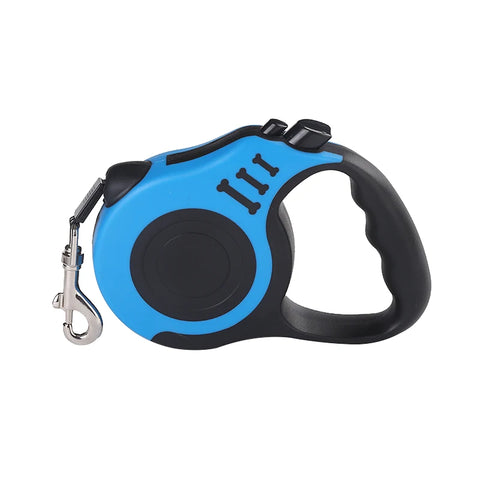 Retractable Dog Leash 3m/5m – Strong Nylon Automatic Pet Lead
