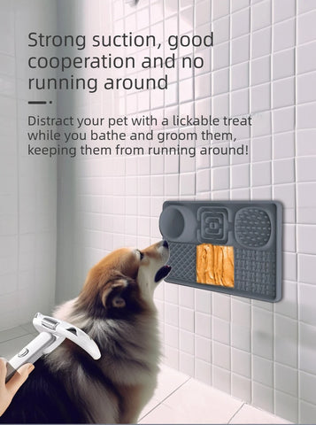 Silicone Pet Lick Mat – Anti-Choking Slow Feeder with Suction Cup