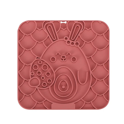 Pet Lick Mat for Dogs – Silicone Slow Feeder & Bath Distraction Mat