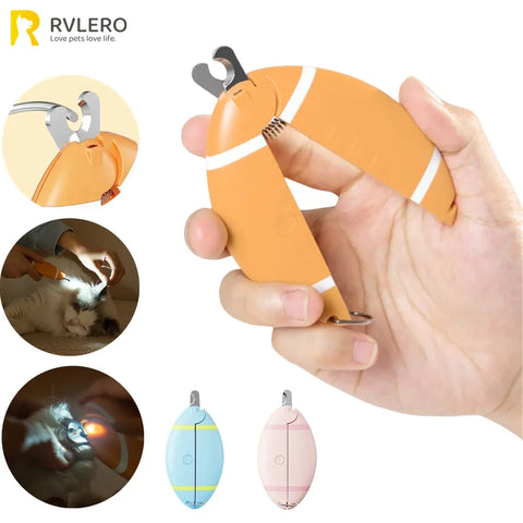LED Pet Nail Clippers – Labor-Saving Electric Nail Trimmer for Dogs & Cats