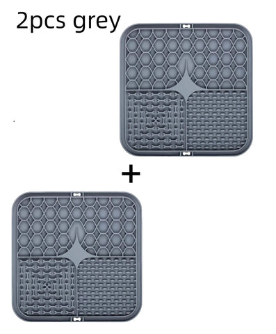 Pet Lick Mat for Dogs – Silicone Slow Feeder & Bath Distraction Mat
