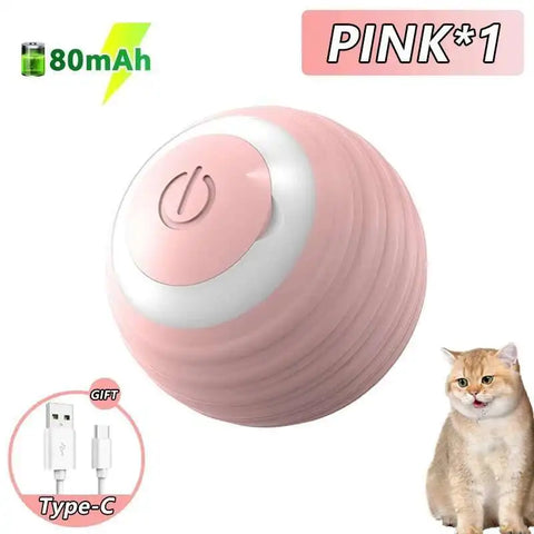 Smart Interactive Dog Ball – USB Rechargeable LED Bouncing Toy