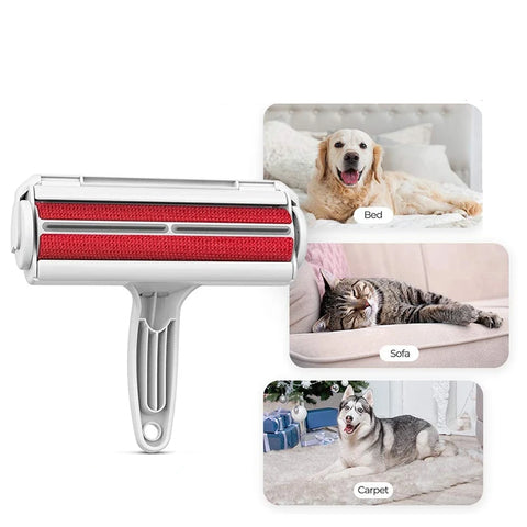 Reusable Pet Hair Remover Roller – Lint Brush for Furniture & Clothing