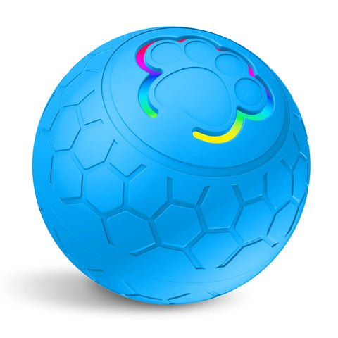 Smart Interactive Dog Ball – USB Rechargeable LED Bouncing Toy