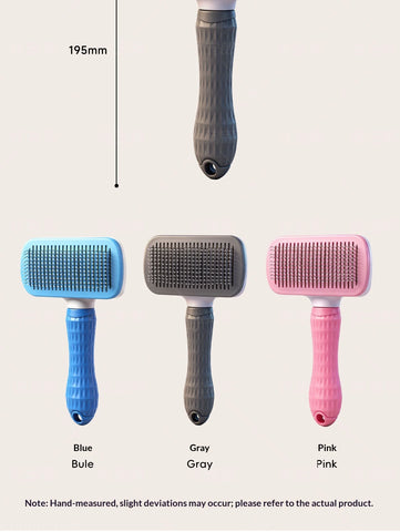 Self-Cleaning Slicker Brush – Deshedding Comb for Long & Short Hair