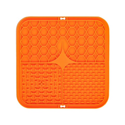 Pet Lick Mat for Dogs – Silicone Slow Feeder & Bath Distraction Mat