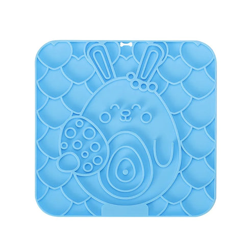 Pet Lick Mat for Dogs – Silicone Slow Feeder & Bath Distraction Mat