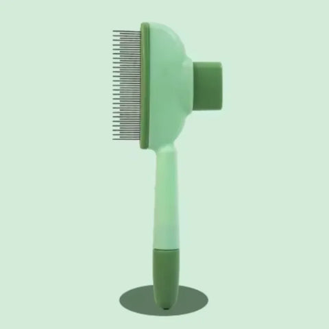 One-Button Self-Cleaning Pet Comb – Hair Remover for Cats & Dogs