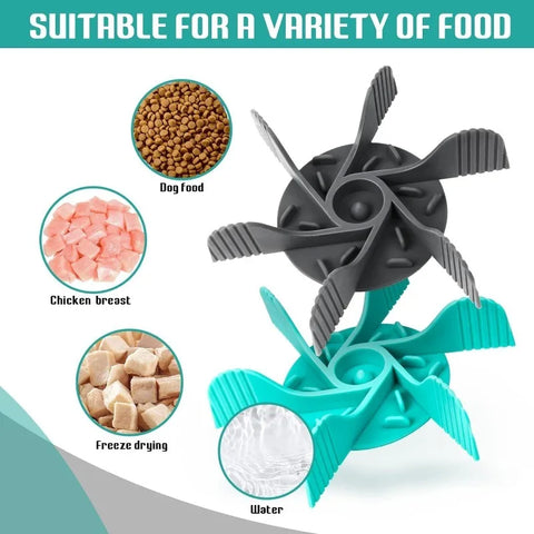 Slow Feeder Bowl Insert – Suction Cup Anti-Choking Pet Feeder