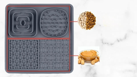 Silicone Pet Lick Mat – Anti-Choking Slow Feeder with Suction Cup