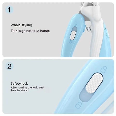LED Pet Nail Clippers – Labor-Saving Electric Nail Trimmer for Dogs & Cats