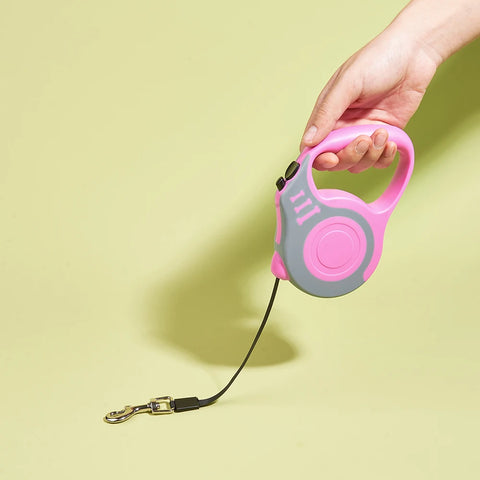 Retractable Dog Leash 3m/5m – Strong Nylon Automatic Pet Lead